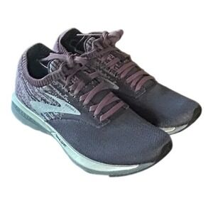 Brooks Ricochet Running Shoes Sneakers Womens 8.5 Purple DNA AMP Knit Athleisure